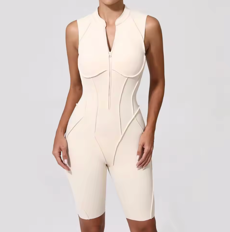 SculptFlex Yoga Romper – Power, Comfort & Style