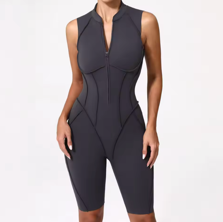 SculptFlex Yoga Romper – Power, Comfort & Style